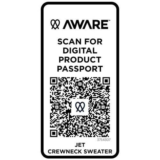 Jet унисекс Aware™ свитер с круглым вырезом из переработанных материалов