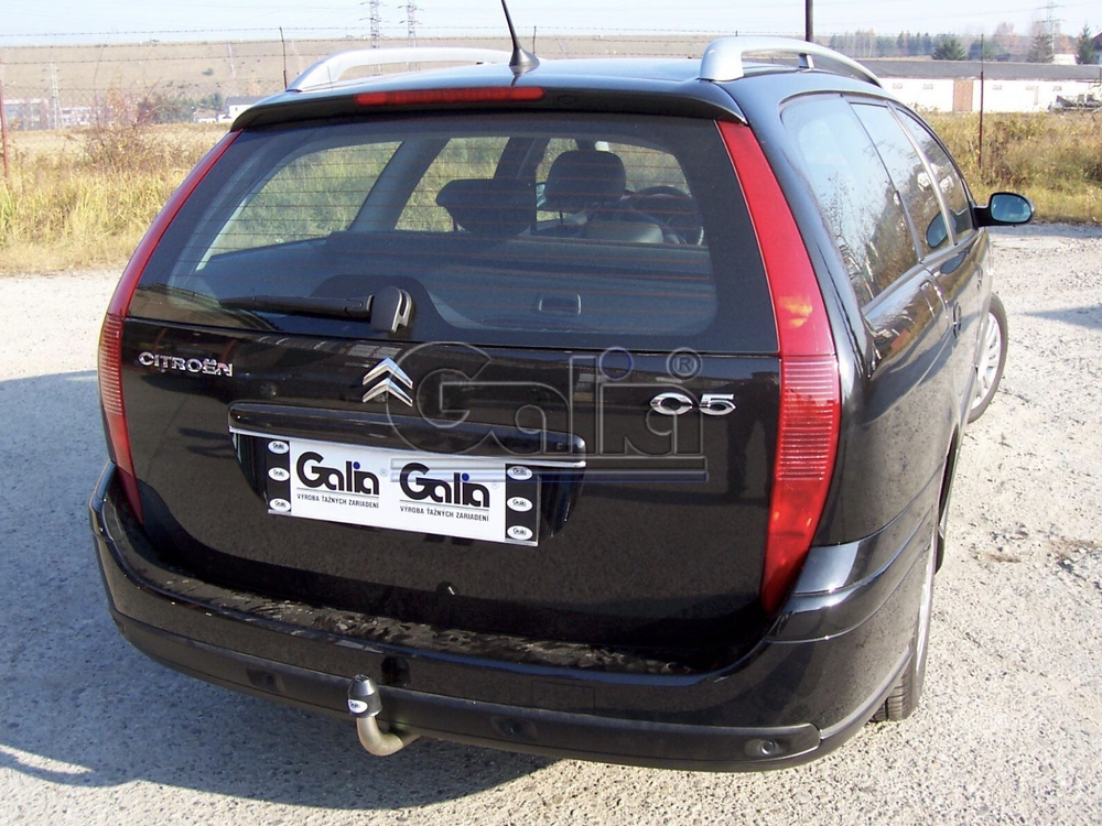 Оцинкованный фаркоп на Citroen C5 I и II универсал 2001-2008, с 2005-2008 необходим блок согласования (без электрики), Galia C040A