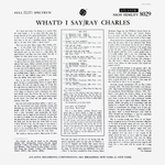 Ray Charles / What'd I Say (Mono)(LP)