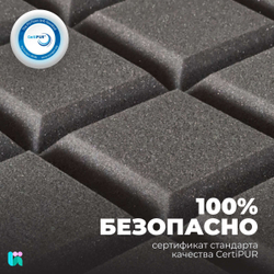 Акустический поролон, Декор, 30х1000х2000 мм