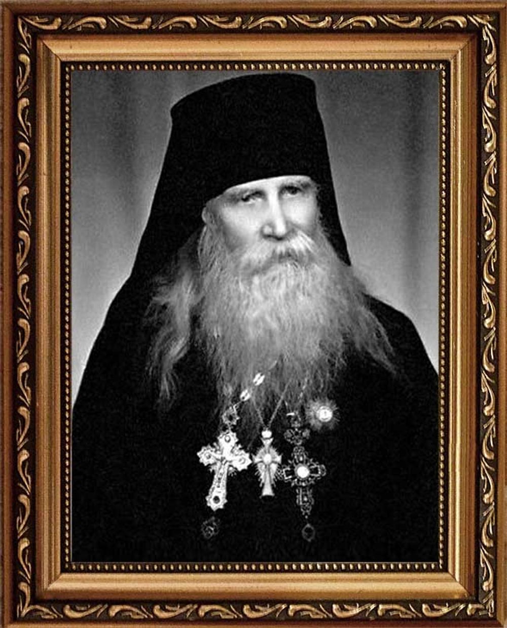 Таврион Батозский архимандрит. Фотопортрет на холсте.