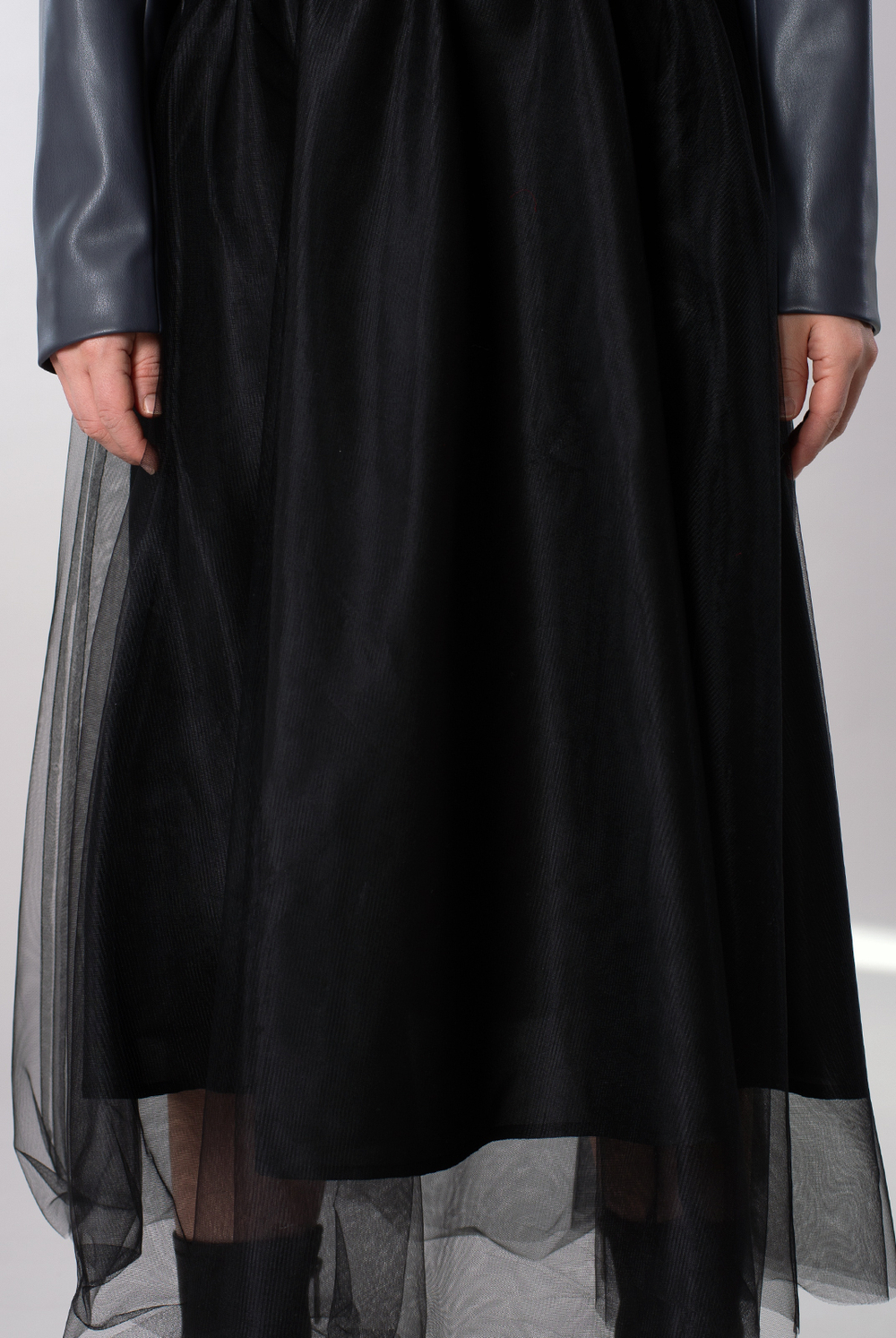 Юбка женская 4038зп, черный #60Ч014038зп