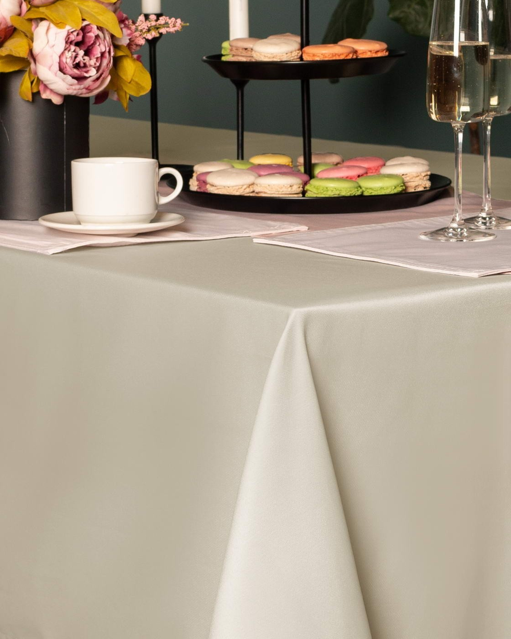 Скатерть 150х220 Sofi De MarkO Серенити кремовая
