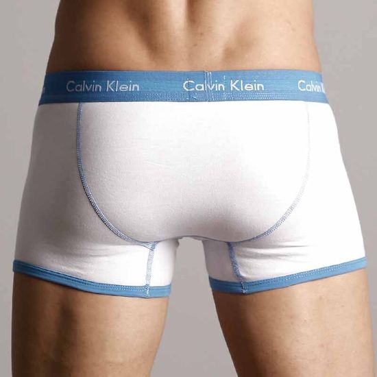 Мужские трусы боксеры Calvin Klein 365 White Blue Boxer