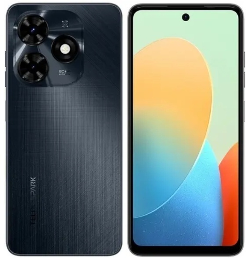 Смартфон TECNO SPARK 20C 4 ГБ/128 ГБ черный