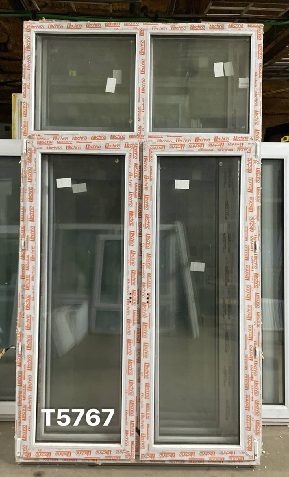 Окно Пластиковое Б/У 245(в) х 134(ш)