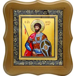 Виктор Дамасский мученик. Икона на холсте.