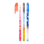 Ручка гелевая, Basir, цветные чернила, серия "Лисята", ароматизированная с блёстками, 48 шт