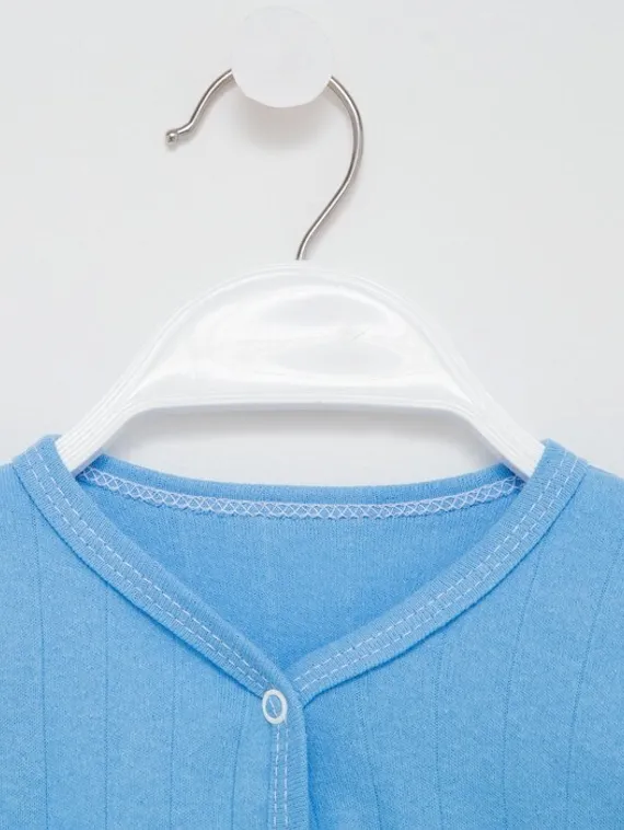 Боди детское, цвет голубой, рост 80 см