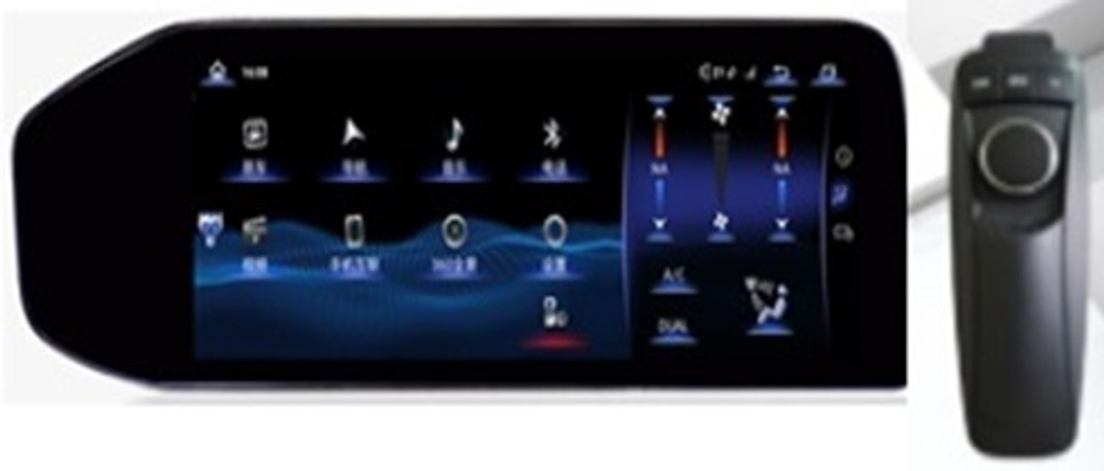 Магнитола Lexus ES250 2012-2015 (взамен монохром экрана) - Radiola RDL-LEX-ES монитор 12.3" на Android 13, 8Гб+128Гб, CarPlay, 4G SIM-слот, джойстик в комплекте