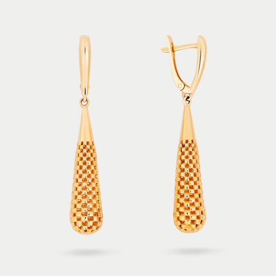 Серьги золотые