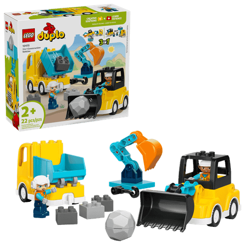Конструктор LEGO Duplo 10475 3 in 1 Construction Vehicles