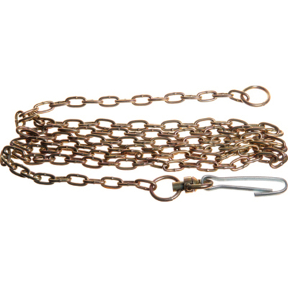 ZOONIK Цепь привязочная сварная с карабином, 3 м*4 мм