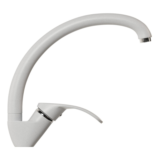 Смеситель для кухни 35к MIXLINE ML-GS02 (341) ультра белый высок. излив