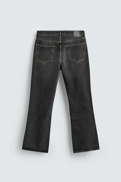 ZARA ДЖИНСЫ БУТКЭТ - LIMITED EDITION, ЧЕРНЫЙ