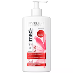 Duş geli \ Успокаивающий гель для интимной гигиены 3 в 1 Eveline Cosmetics Lactimed+ SOS Soothing Intimate Gel 250 мл