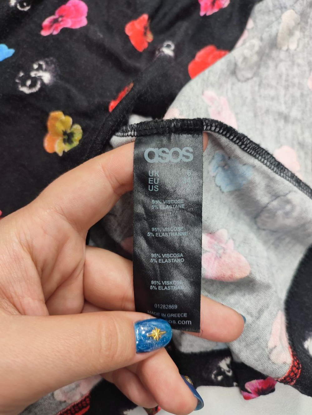 Платье Asos с цветами 40 размер