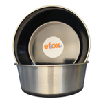 Миска "efox" для питомцев из нержавеющей стали, форма чаша