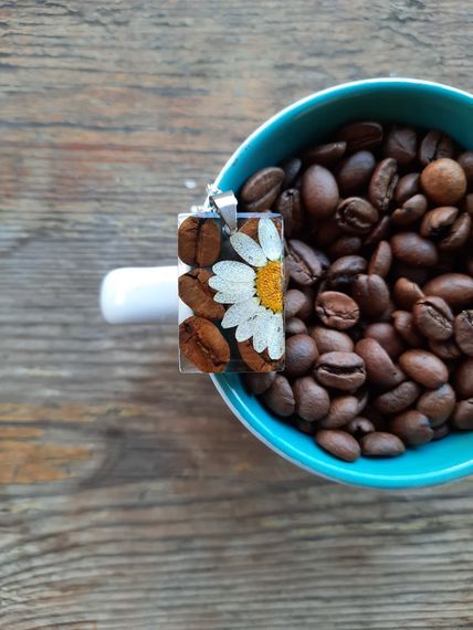 Boyunbağı \ Ожерелье \ Necklace Qəhvə dənəsi