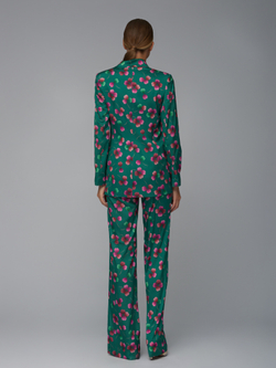 Зёленый пижамный костюм