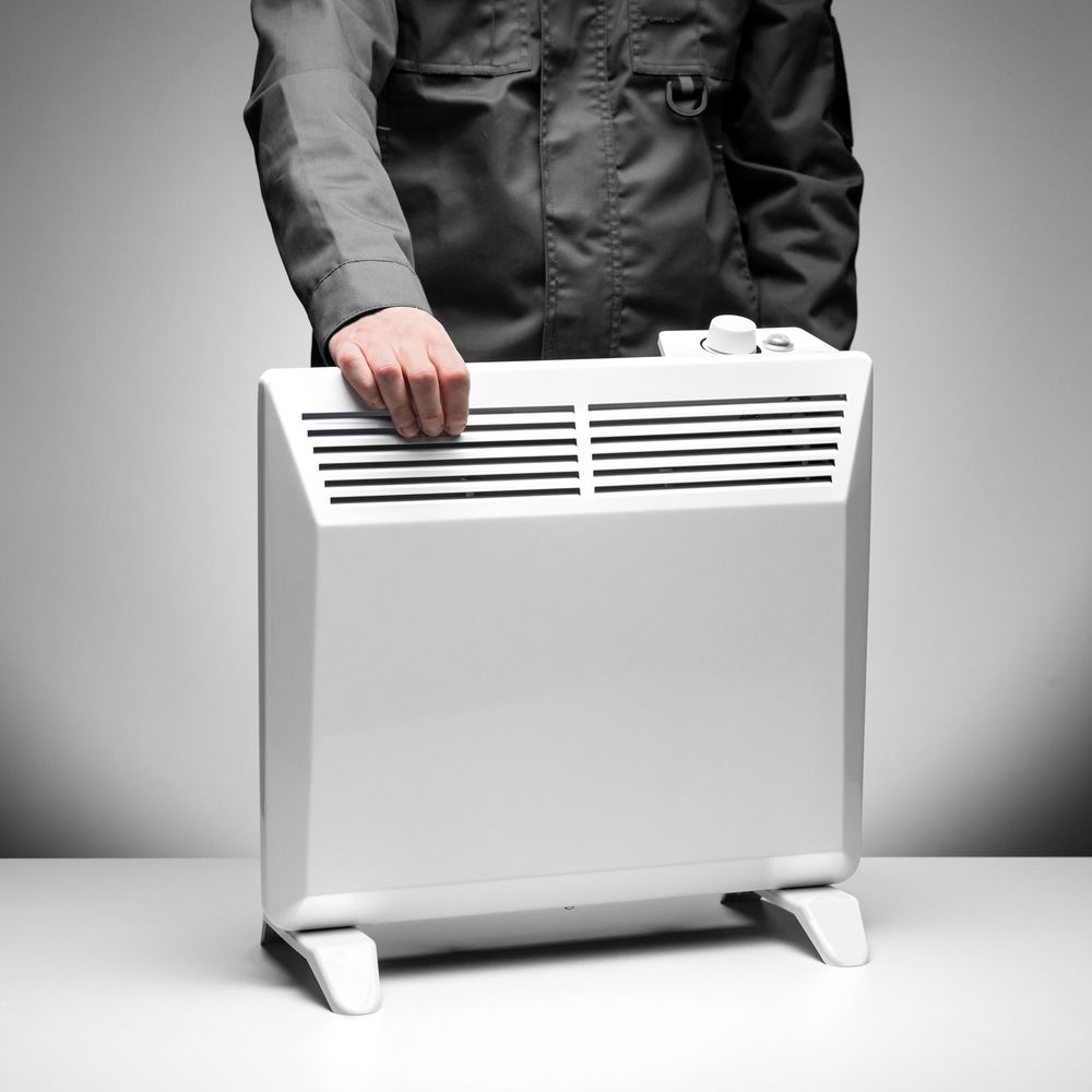 Конвектор электрический XCE-1000, 230 В, 1000 Вт, X-образный нагреватель Denzel, 98115