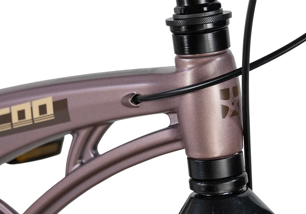 Велосипед 18'' Maxiscoo COSMIC Deluxe Бронзовый Матовый (2026)