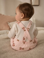 Боди с длинным рукавом и комбинезон в комлекте для малышей Next E65-349, Розовый