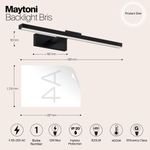 Подсветка Maytoni MIR008WL-L12B4K