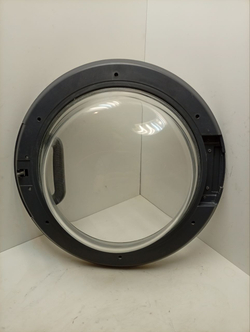VMUF501B кт19 Люк стиральной машины Hotpoint-Ariston (узкое стекло) C00299562 б/у