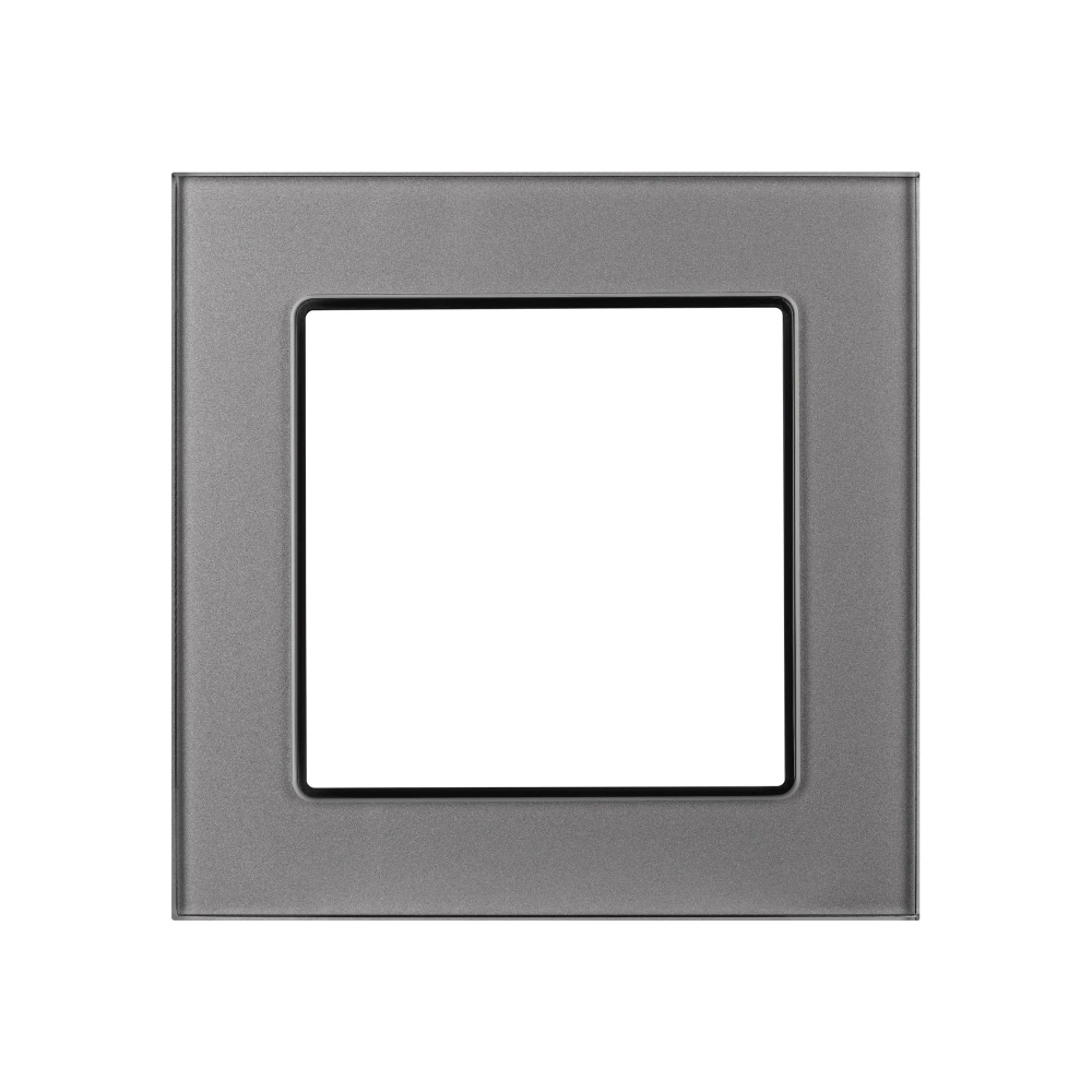 Рамка стеклянная FRM-GLARE-GS-1-GR (Arlight, -) 043788