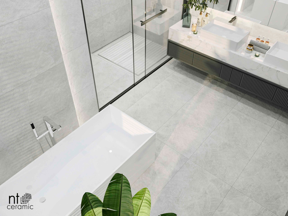 NT CERAMIC. Керамогранит Concept White Carving NTT99610M 600*1200мм карвинг