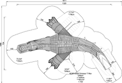 Игровая конструкция Динозавр