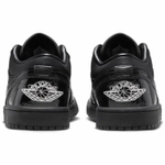 Кроссовки Jordan Air Jordan 1 Low Black Croc (Женская размерная сетка)