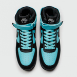 кроссовки Nike Air Force 1 Mid Tiffany Blue / Black