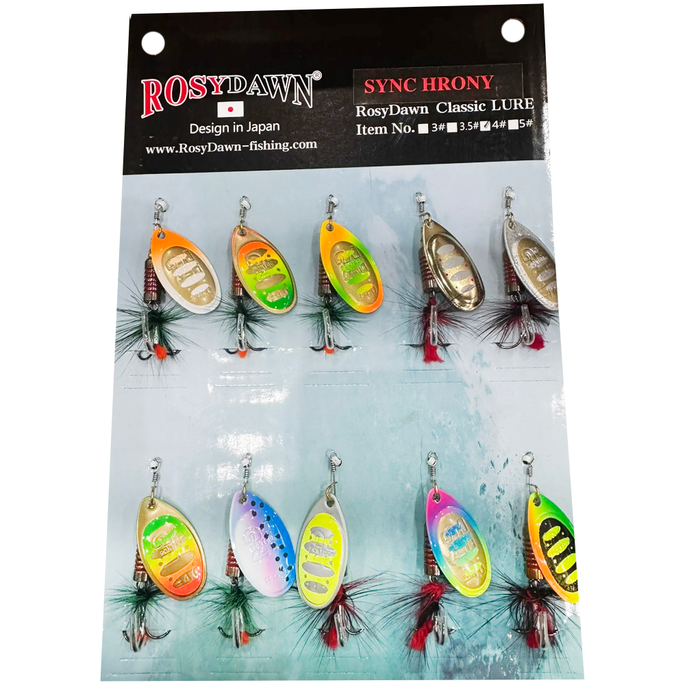 Набор №4 блесен SP-04 NО 11 №119