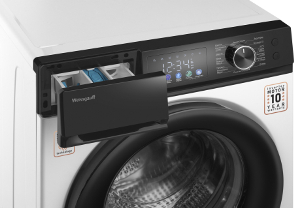 Стиральная машина Weissgauff WM 45126 Inverter Steam Color Touch (437561)