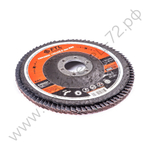 Круг лепестковый с керамическим абразивом для шлифования по нержавеющей стали FTL Everest 27 125 х 22,2 мм P80