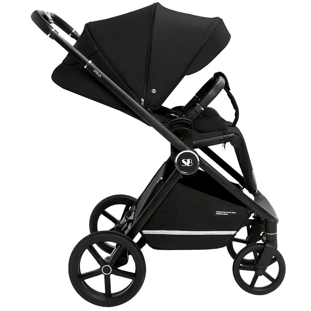 Коляска 3 в 1 Sweet Baby Stella + автокресло Premier Grey Black