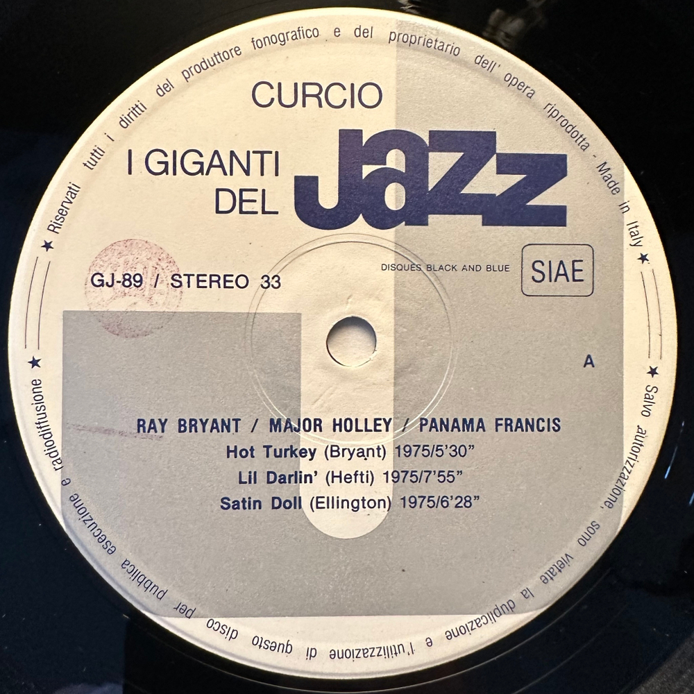 Сборник I Giganti Del Jazz Vol. 89 (Италия 1982г.)