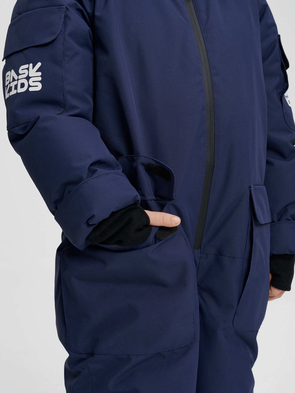 Комбинезон детский пуховый BASK kids YETI синий