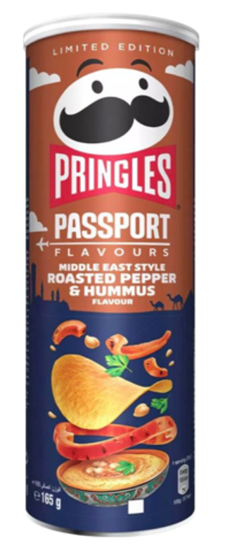 Чипсы Pringles со вкусом перец и хумус
