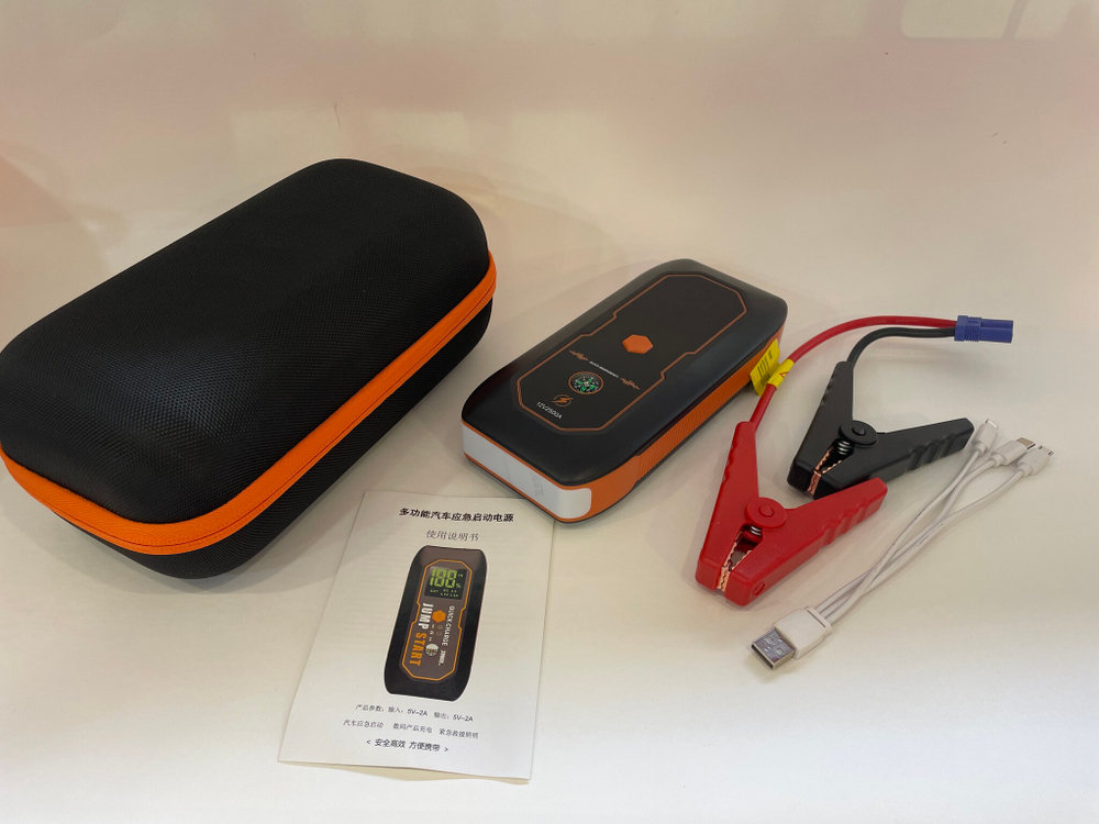 K03 / Автостарт, Пуско-зарядное устройство, бустер, 37000 mAh, K03