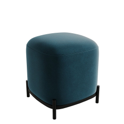 Пуфик в прихожую, бирюзовый