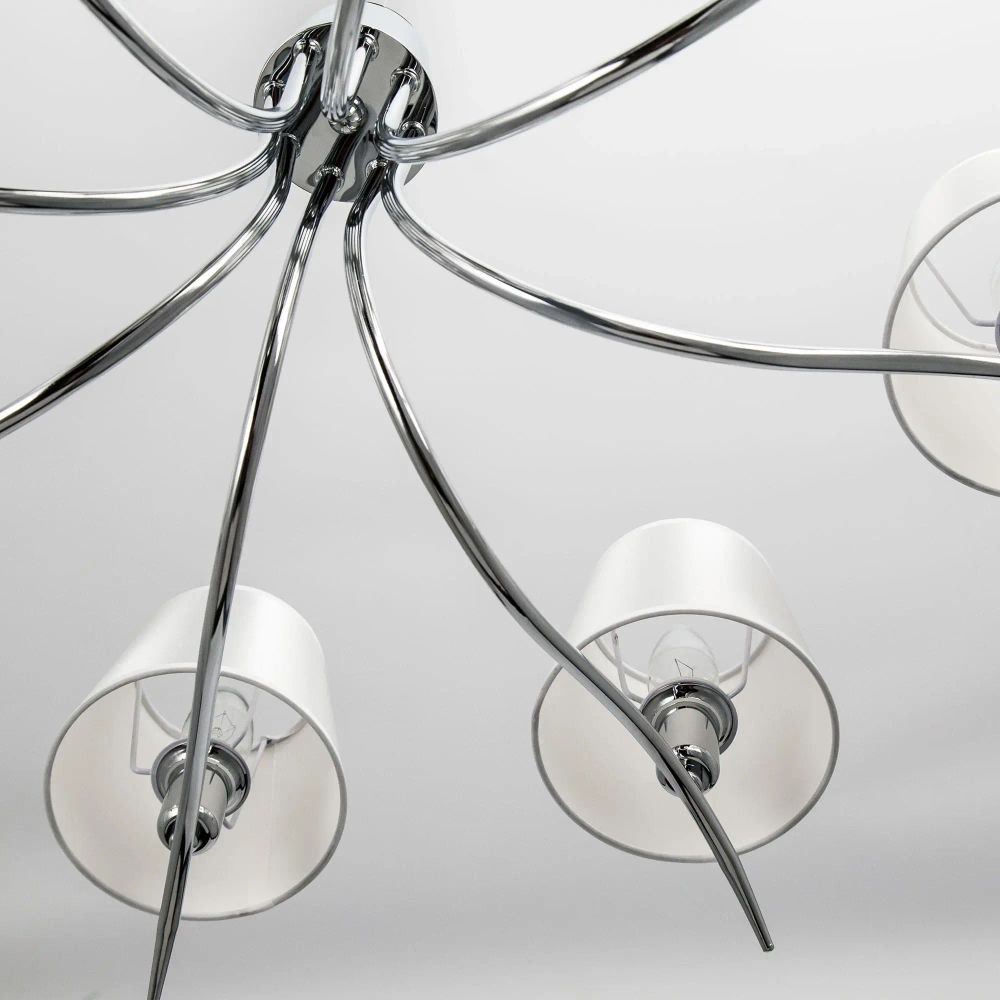 Citilux Эмма CL439181 Люстра подвесная с абажурами Хром