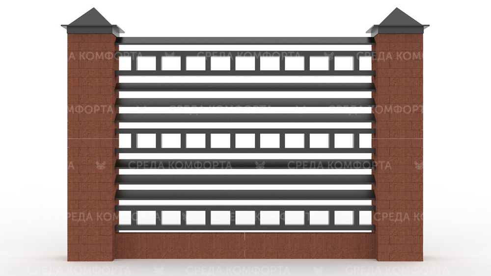 Забор жалюзи ZBR0134