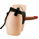 Мужской коричневый вибрострапон на трусиках Pretty Love Harness Briefs Starks BW-022096Z