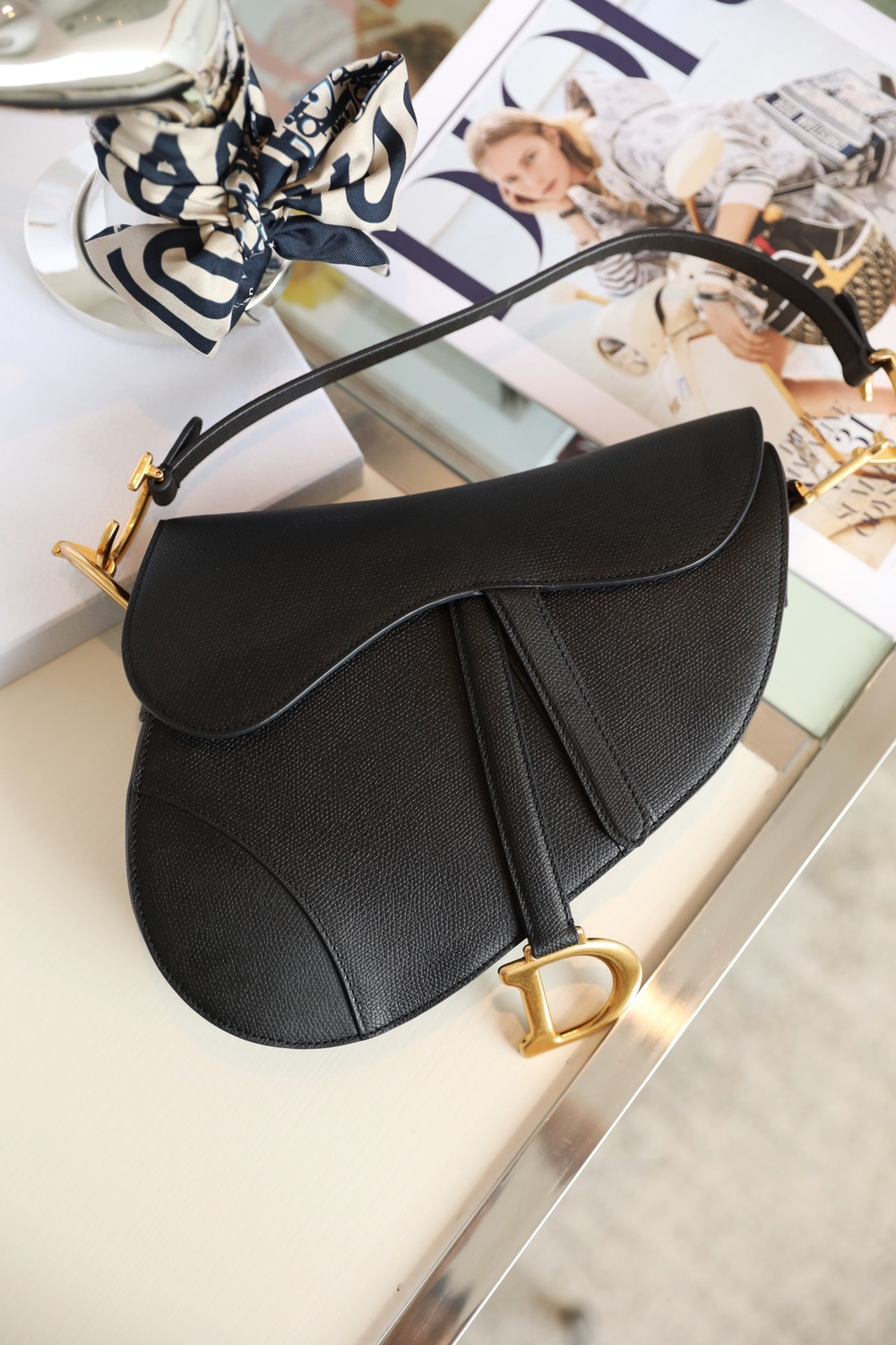 Christian Dior Saddle Bag 25 cm