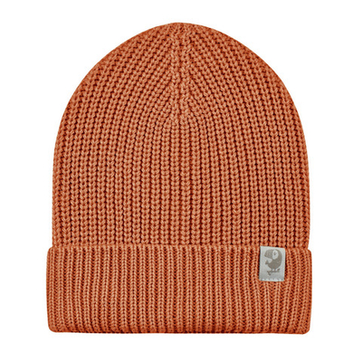 6070-105 Шапка вязаная Бини (кирпичная)