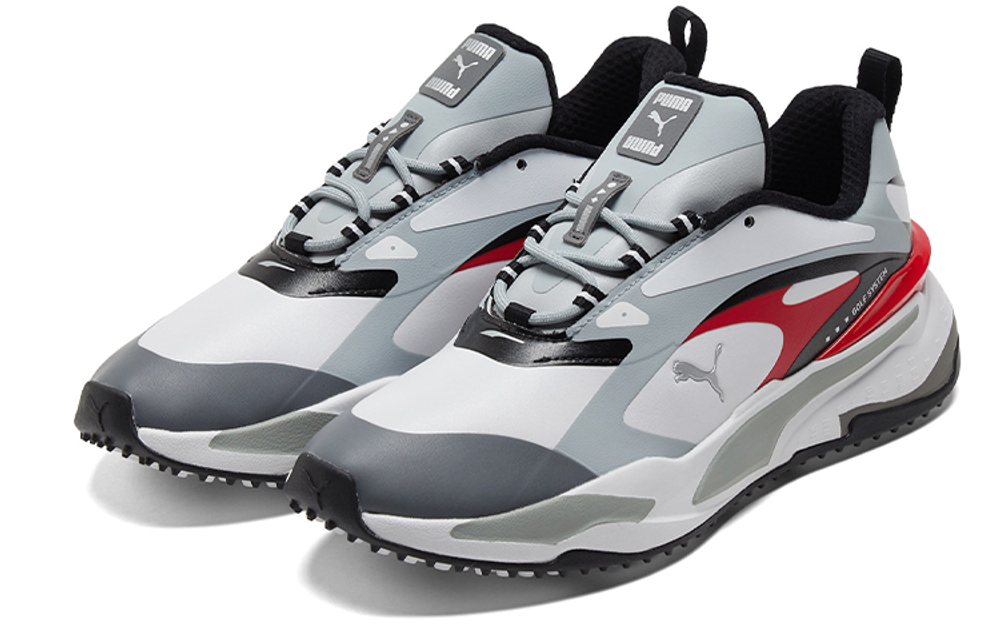 PUMA Gs Fast "Gray White Red"