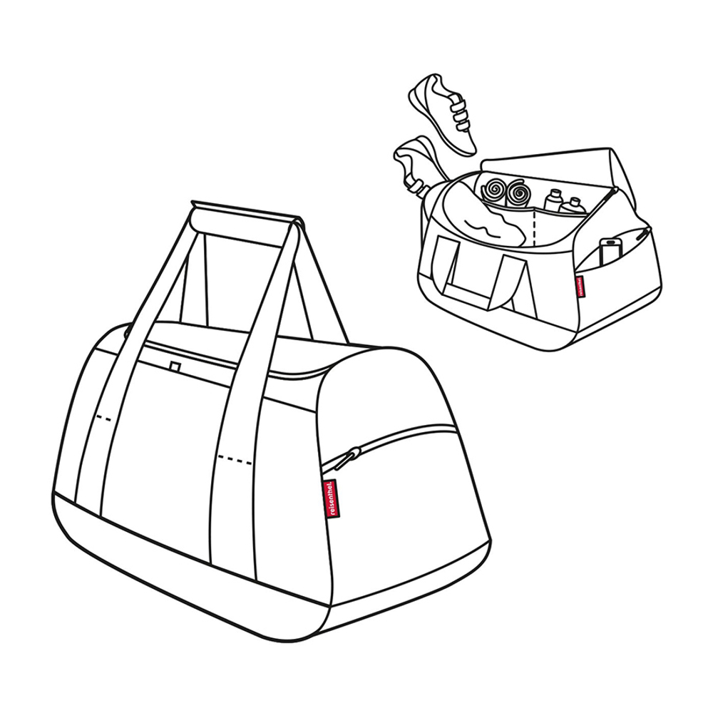 Сумка дорожная activitybag dark ruby